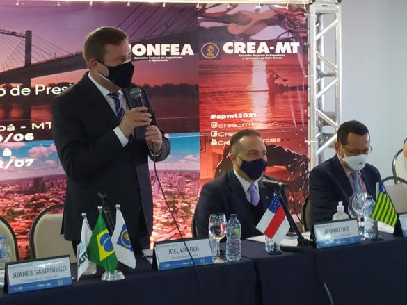 Presidente Joel Krüger destacou as ações do Confea durante o último período