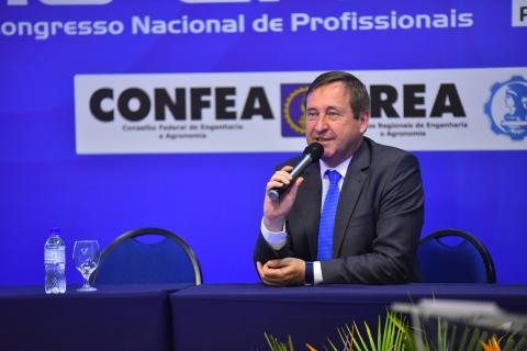 Presidente do Confea, eng. civ. Joel Krüger: