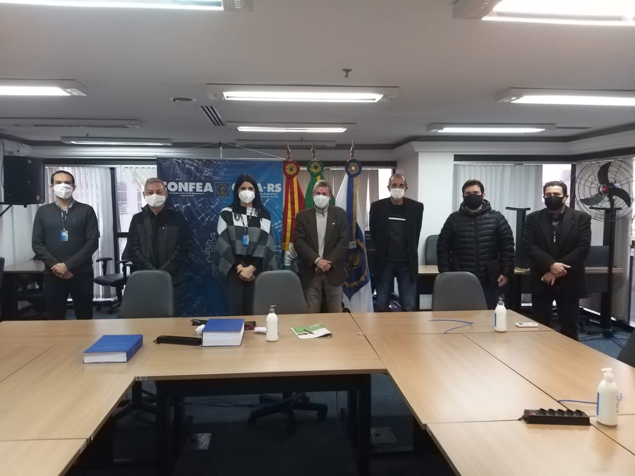 Diretoria da Asbrav em visita ao CREA-RS