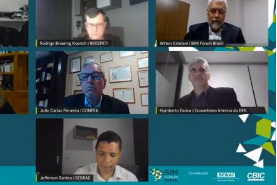 Confea participa de webinário com o BIM Fórum Brasil