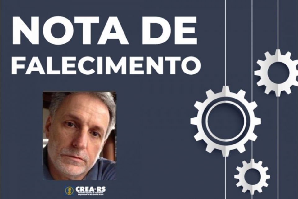 Nota de falecimento: Engenheiro Civil Mário Sérgio Barrionuevo