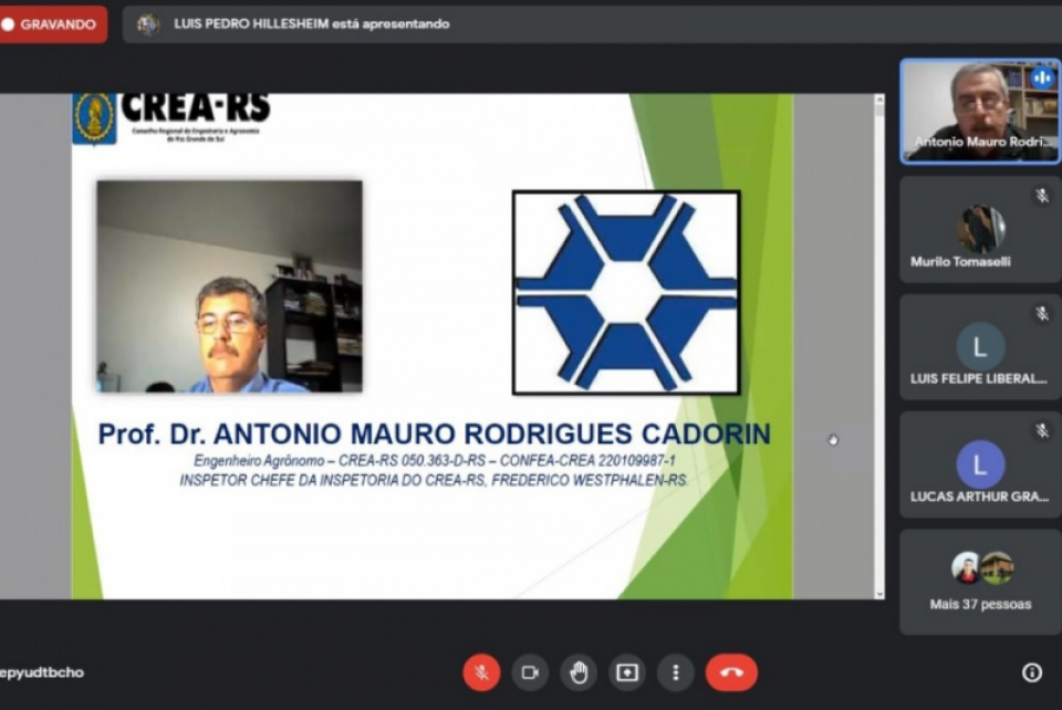 Agronomia promove palestra com Inspetor-Chefe da Inspetoria de Frederico Westphalen