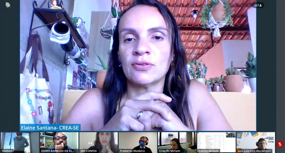 Representante do Crea-SE, Elaine Santana
