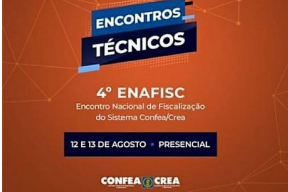 Encontro Nacional reúne área de fiscalização de todos os CREAs