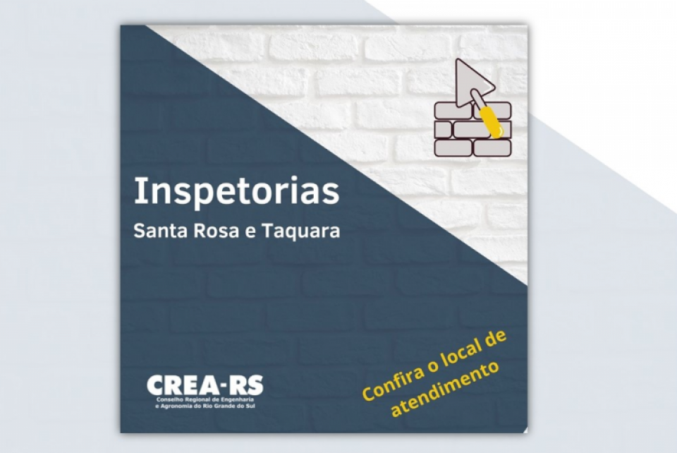 Inspetorias de Santa Rosa e Taquara em novo local de atendimento