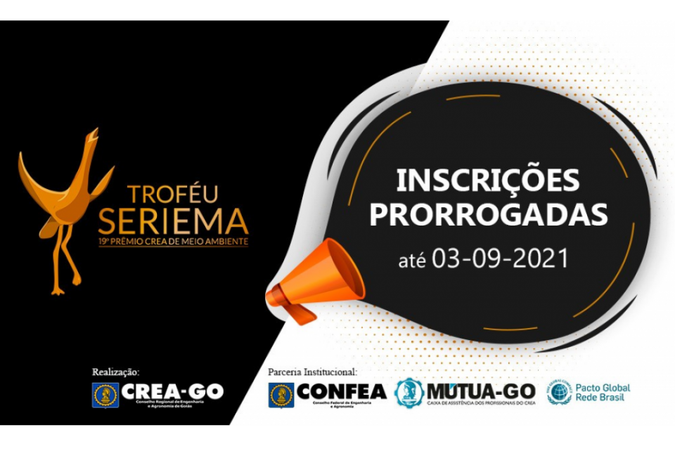 Prêmio Crea de Meio Ambiente prorroga inscrições
