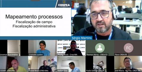 Sérgio Martins durante a última reunião preparatória para o Enafisc: mapeamento de processos rumo ao Cadastro Nacional de Fiscalização