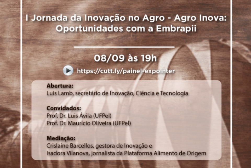 SICT garante palestras sobre inovação no campo