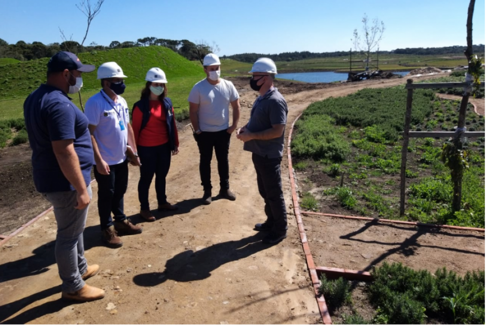 Obras do Mátria Parque de Flores são fiscalizadas pelo CREA-RS