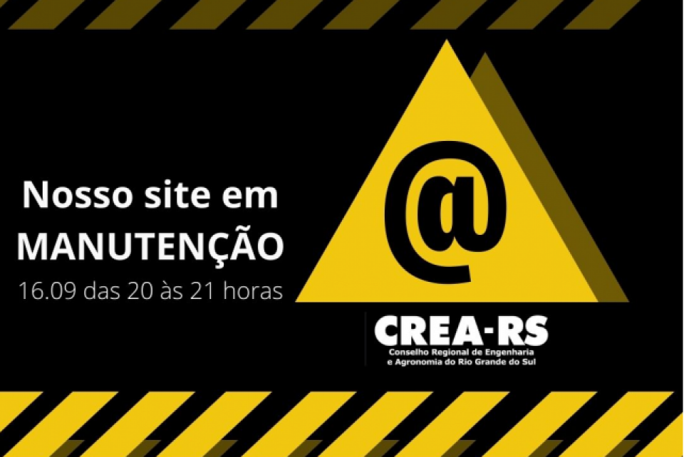 Sistema informatizado em manutenção das 20h às 21h desta quinta