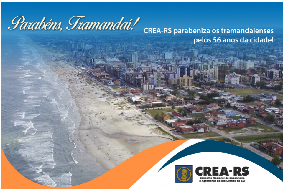 CREA-RS homenageia os 56 anos de emancipação de Tramandaí