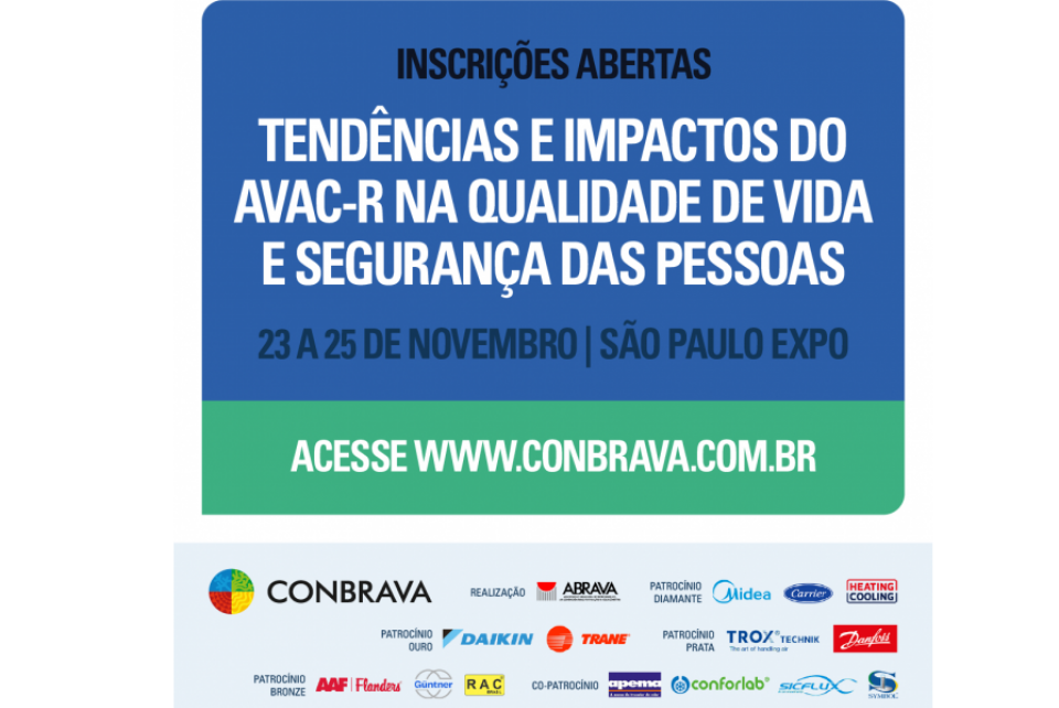 Congresso debaterá tendências e impacto dos sistemas de climatização nas edificações