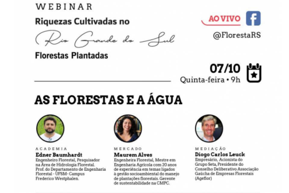 UFSM e Ageflor promovem debates de temas relacionados ao cultivo de árvores no Rio Grande do Sul