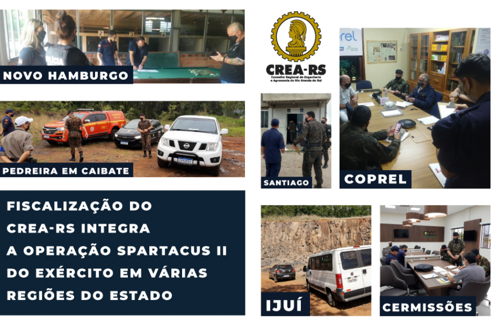 Conselho gaúcho participa da Operação Spartacus II