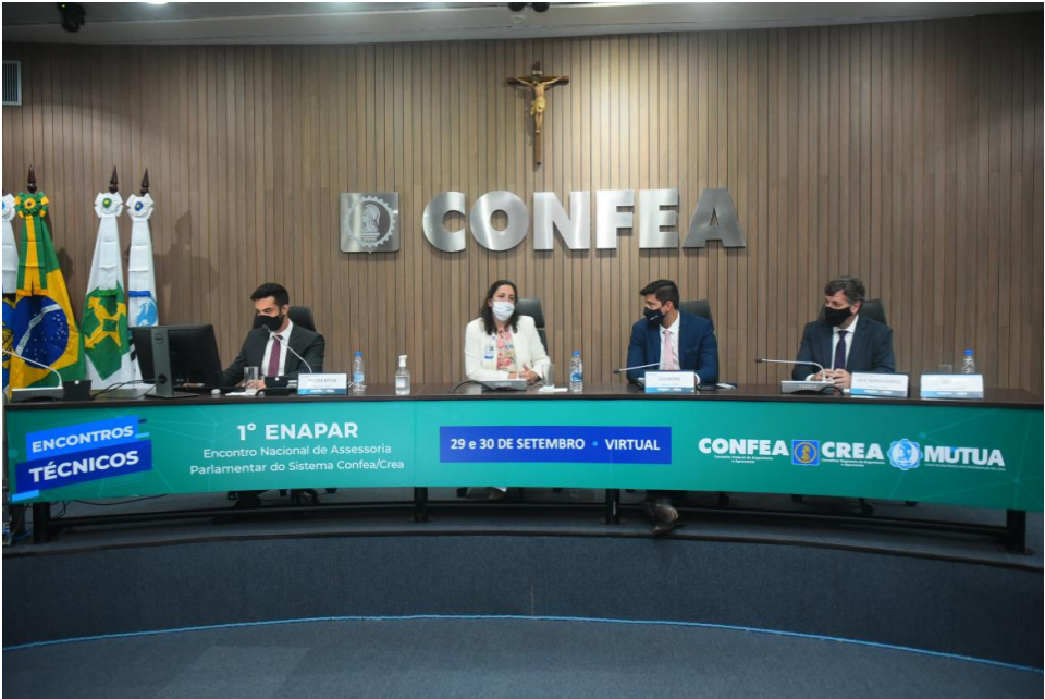 Confea e Creas alinham estratégias parlamentares em encontro técnico
