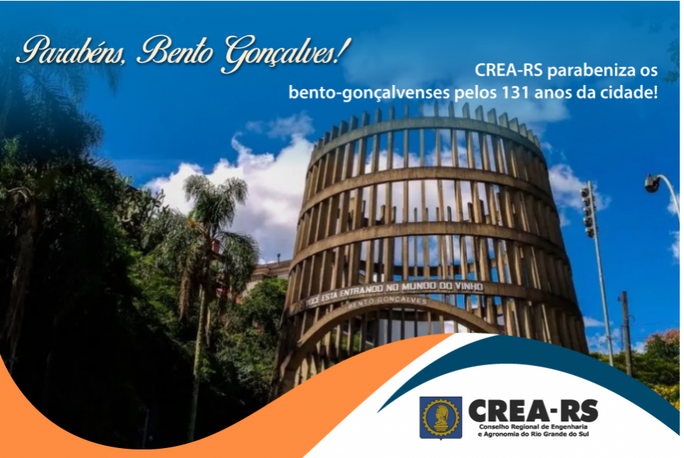 Parabéns, Bento Gonçalves, pelos seus 131 anos