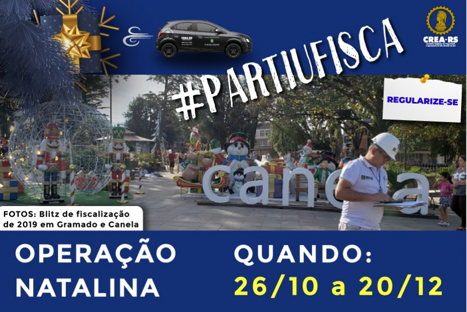 Eventos natalinos são alvo de ação especial de fiscalização do CREA-RS