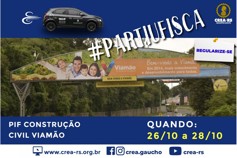 Área da construção civil de Viamão recebe ação intensiva de fiscalização