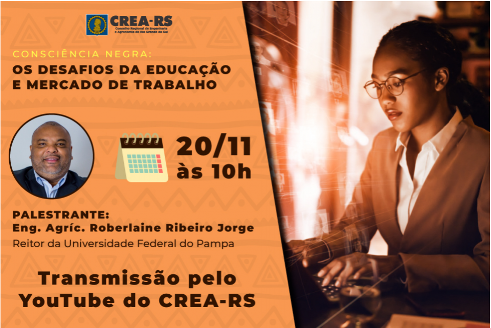 Conselho promove live sobre desafios na educação e mercado de trabalho no Dia da Consciência Negra