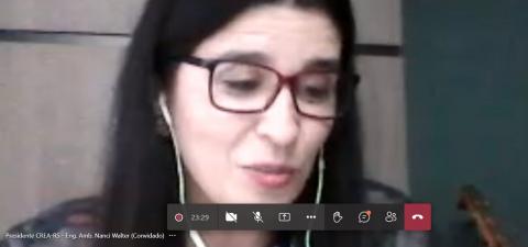 Engenheira ambiental Nanci Walter: primeira mulher a presidir o Crea-RS