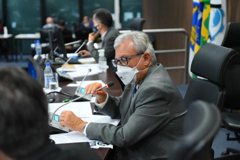 Vice-presidente no exerc&iacute;cio da presid&ecirc;ncia do Confea, eng. civ. Jo&atilde;o Carlos Pimenta comandou a plen&aacute;ria