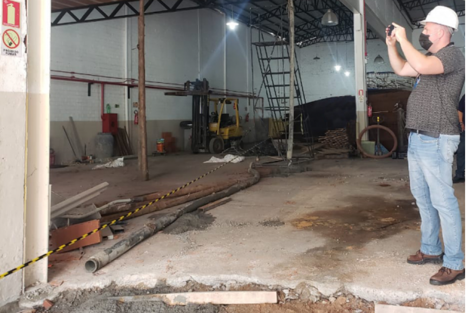CREA-RS verifica falta de profissional habilitado em novo desabamento de mezanino