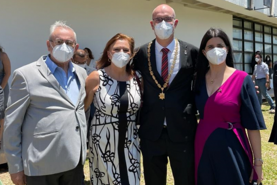 CREA-RS marca presença na posse do Reitor da UFSM