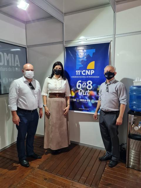 Presidentes Kita, Nanci e Ricardo convidam para o Congresso Nacional de Profissionais