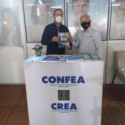 Presidente Joel e presidente do Crea-PR, Ricardo Rocha