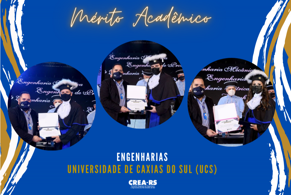 Acadêmicos da Universidade de Caxias do Sul são homenageados com Mérito Acadêmico