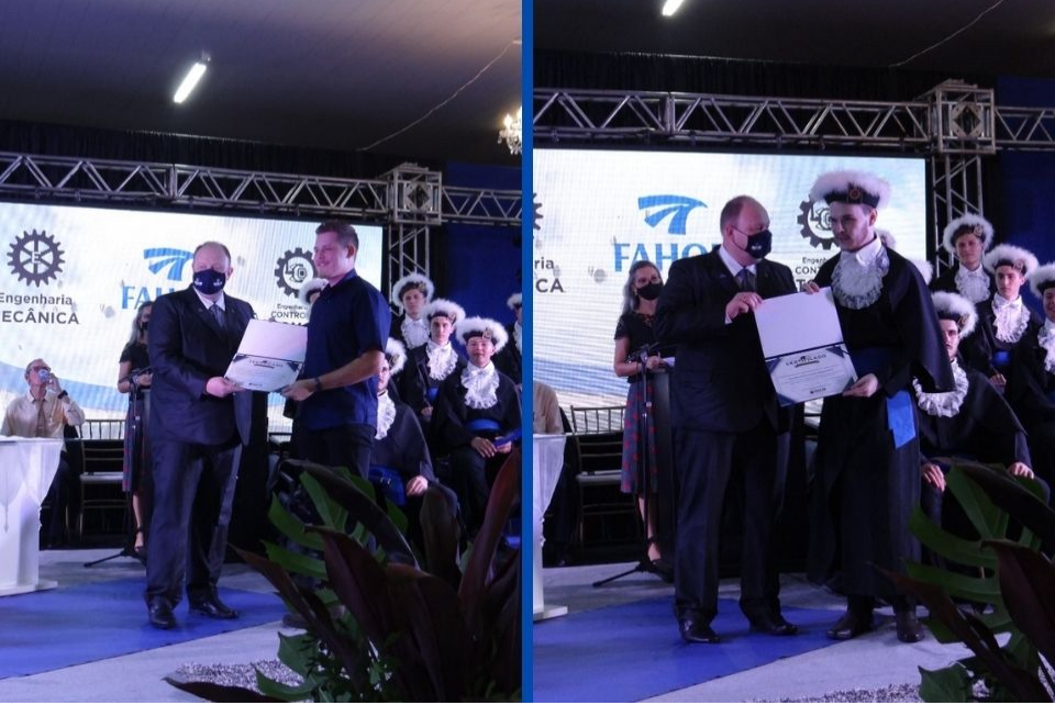 Formandos da Faculdade de Horizontina (Fahor) recebem Mérito Acadêmico do CREA-RS