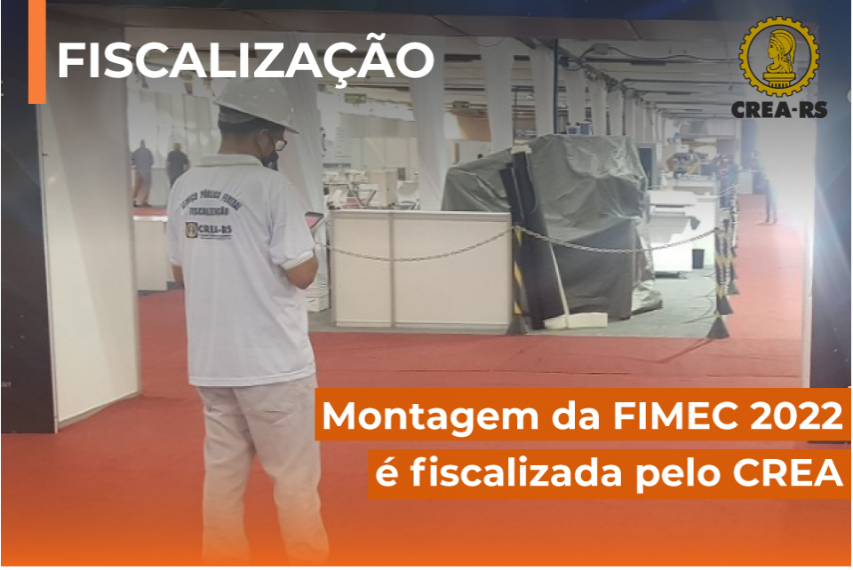 CREA-RS fiscaliza montagem da Fimec