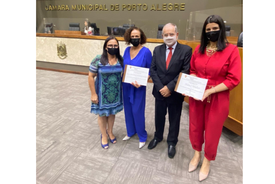 Eng. Nanci Walter é homenageada na Câmara de Vereadores de Porto Alegre