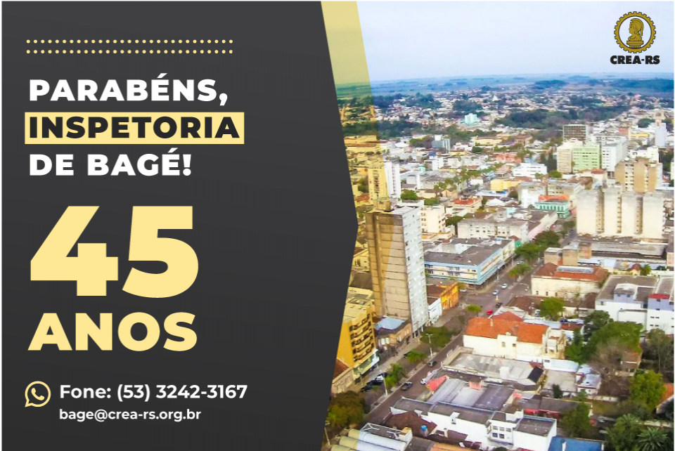 Inspetoria de Bagé completa 45 anos de fundação