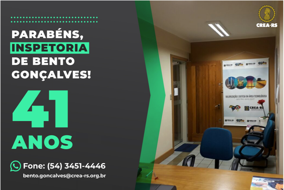 Inspetoria de Bento Gonçalves completa 41 anos