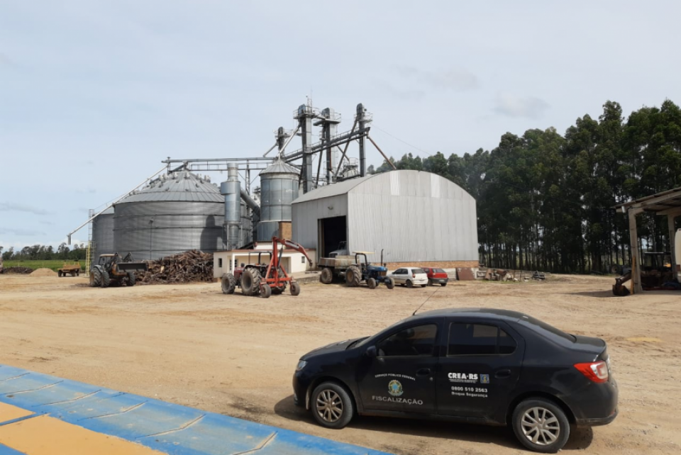 Camaquã recebe ação de fiscalização em silos