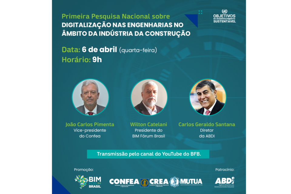 Pesquisa sobre Digitalização nas Engenharias será lançada neste dia 06 de abril