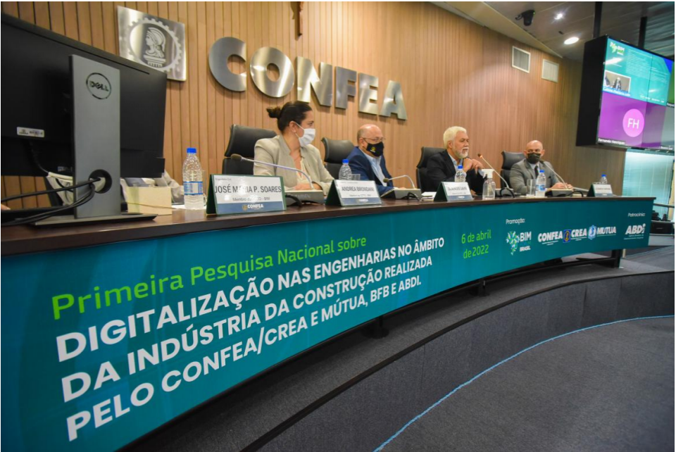Pesquisa nacional sobre BIM é lançada na sede do Confea