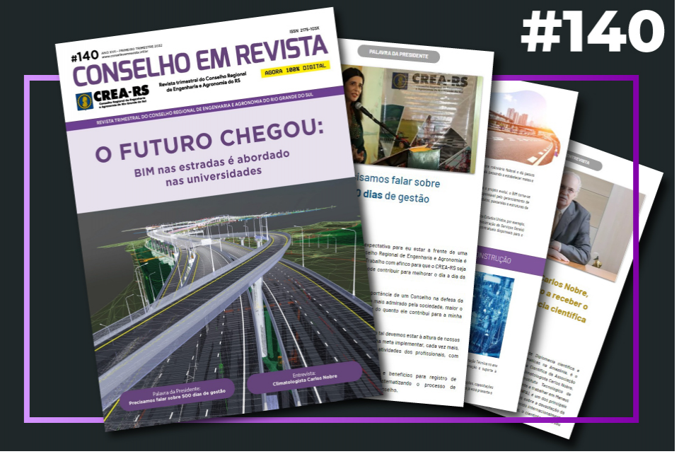 BIM nas estradas é capa da Conselho em Revista