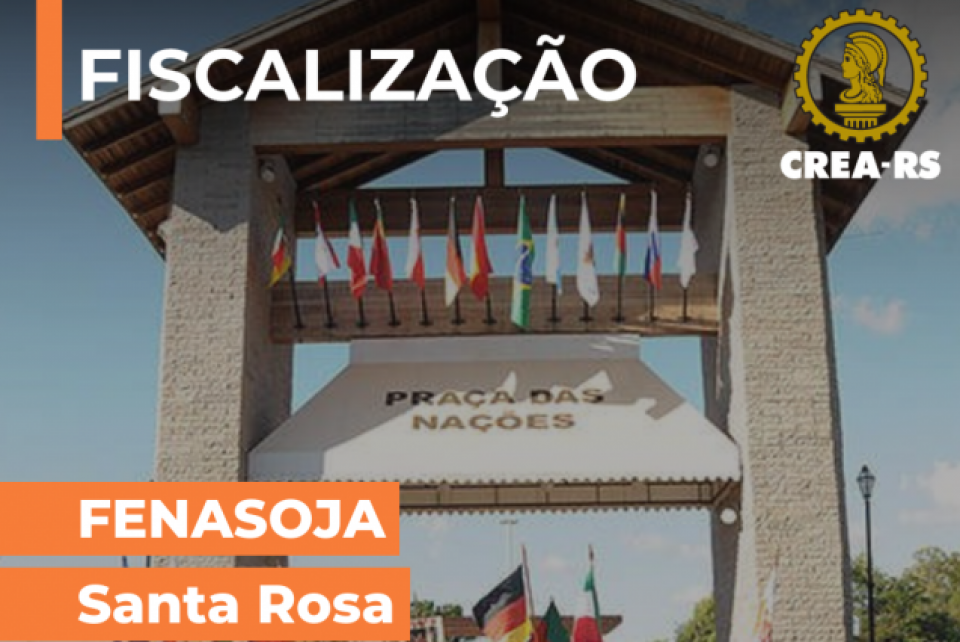 CREA-RS em ação de fiscalização na maior feira de soja do Estado