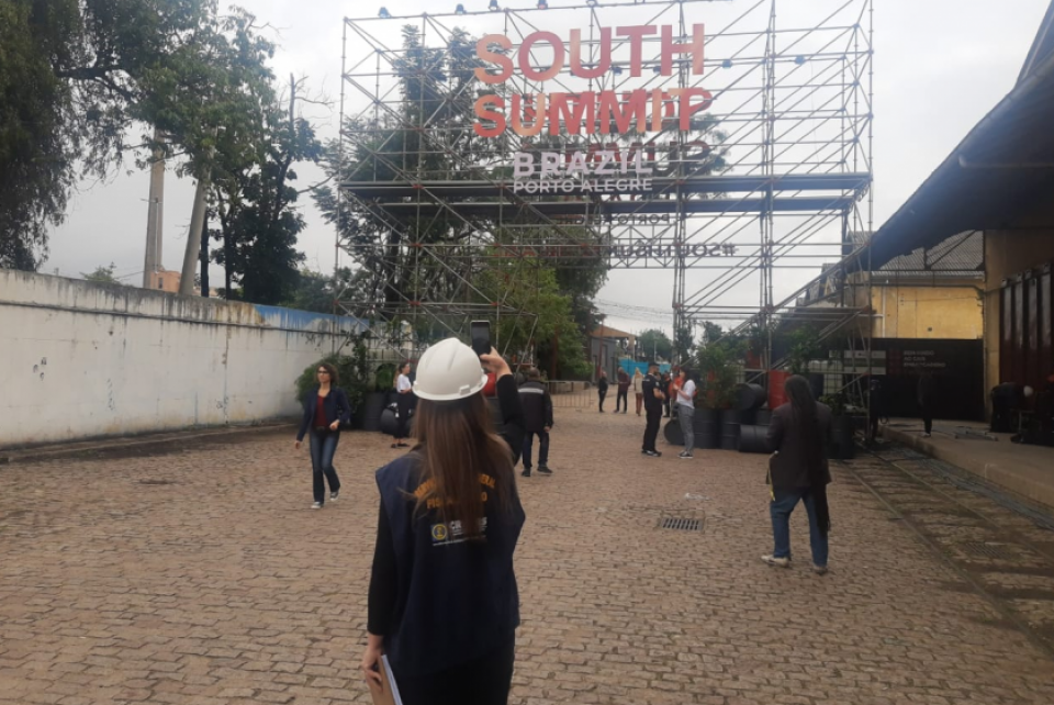 Feira South Summit Brasil recebe fiscalização