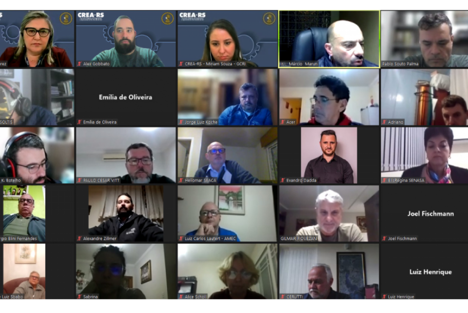 Entidades de Classe reunidas no 1º Encontro com o CDER-RS