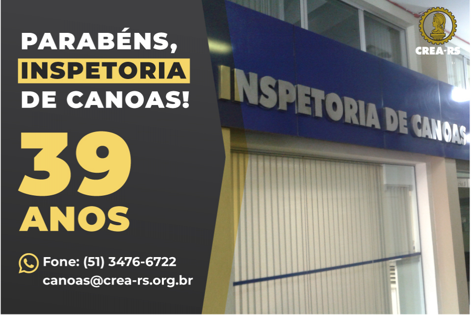 CREA-RS completa 39 anos em Canoas