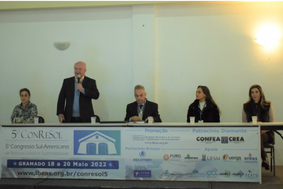 Gramado recebe o 5º Congresso Sul-americano de Resíduos Sólidos e Sustentabilidade