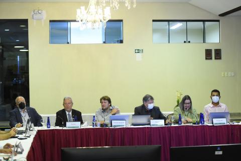 Conselheiros e presidente em exercício do Confea
