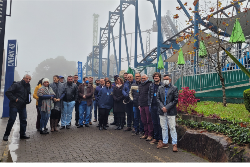 Fiscalização Creasul realiza visita técnica no Alpen Park