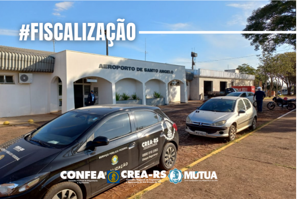 CREA-RS fiscaliza obras de ampliação do Aeroporto de Santo Ângelo