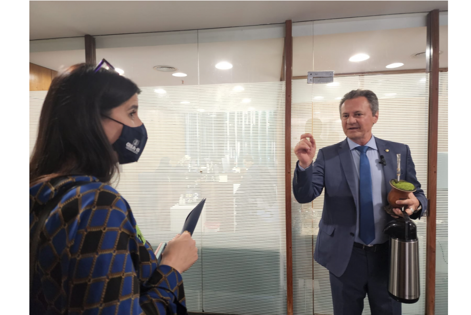 CREA-RS dialoga com deputado Giovani Cherini (PL)