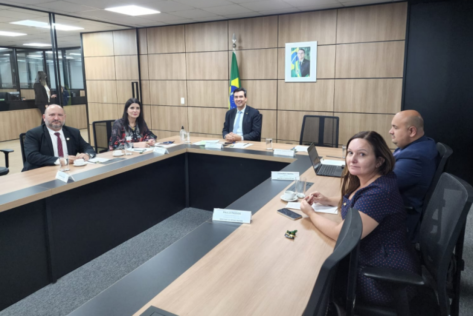 Ministério da Infraestrutura recebe CREA-RS em Brasília