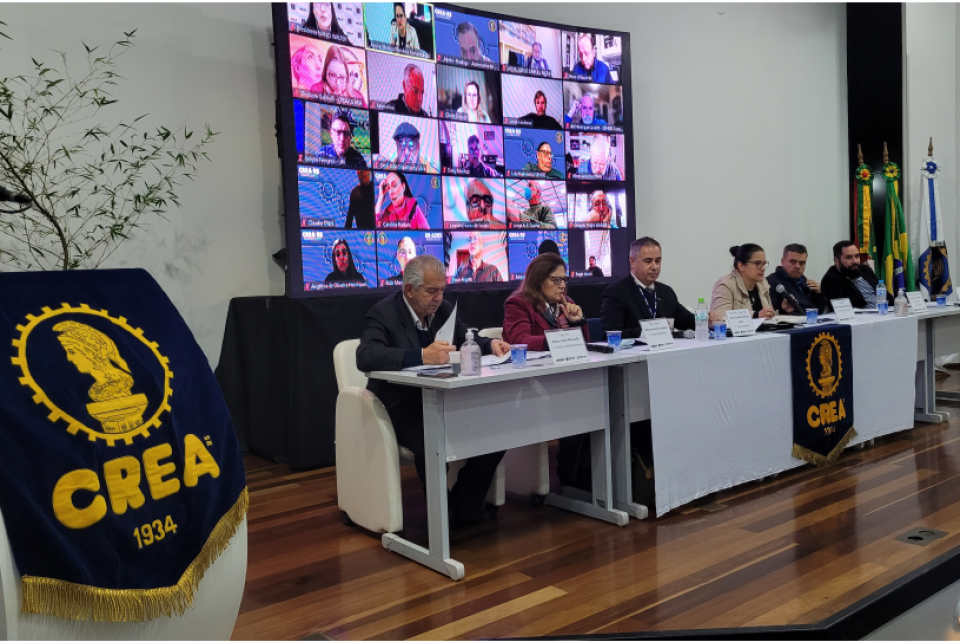Plenária do CREA-RS é realizada no formato híbrido